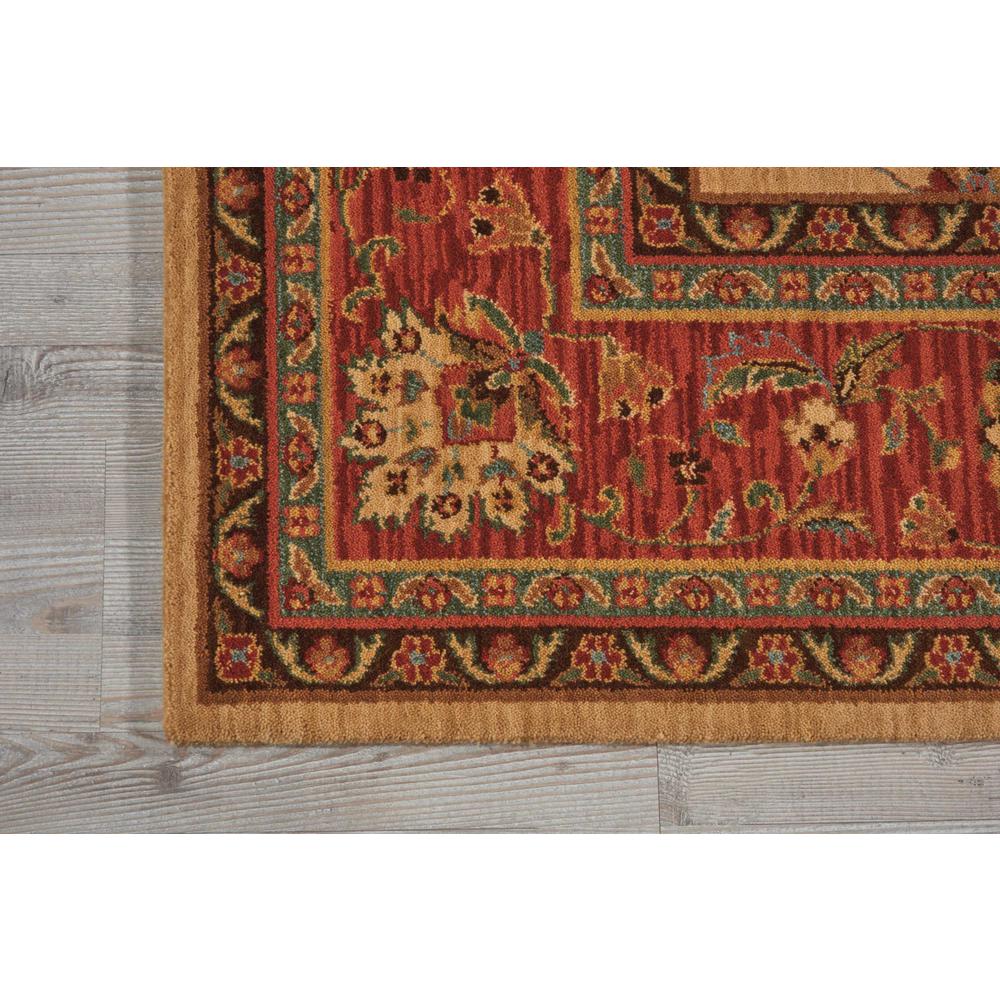 Living Treasures Area Rug, Ivory/Red, 7'6" x 9'6". Picture 3