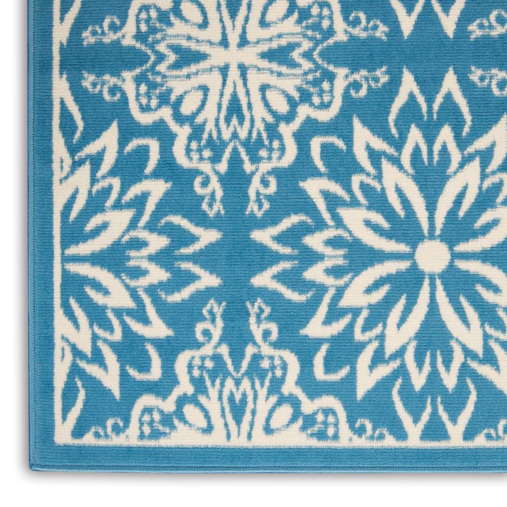 Jubilant Area Rug, Ivory/Blue, 4' x 6'. Picture 7