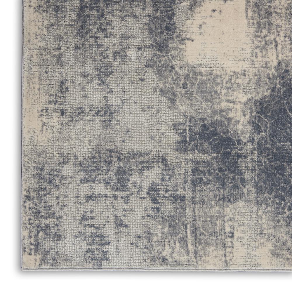 Rustic Textures Area Rug, Blue/Ivory, 3'11"X5'11". Picture 7