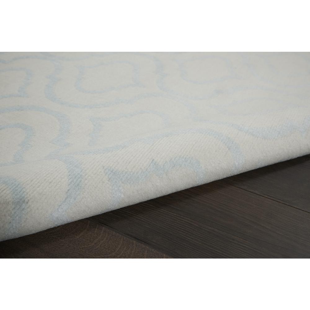 Jubilant Area Rug, Ivory/Blue, 5'3" x 7'3". Picture 3
