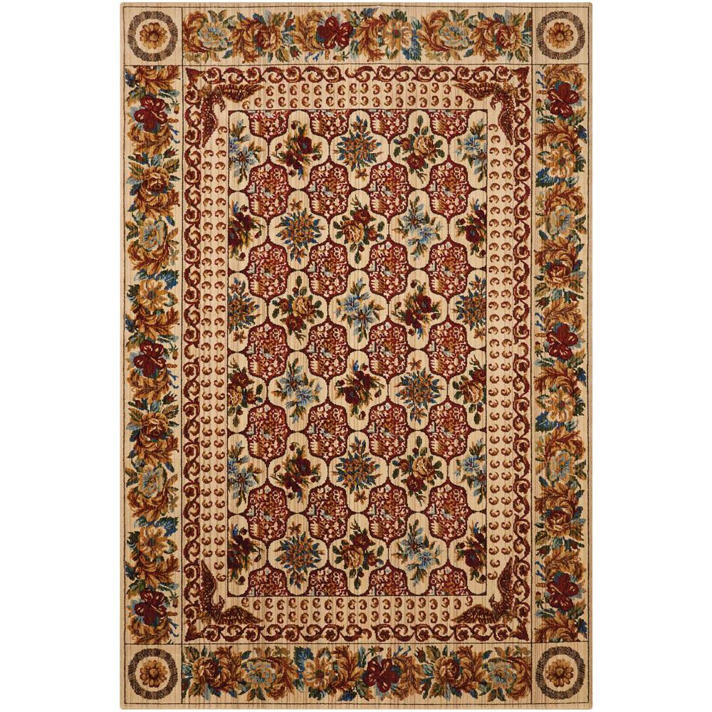 Traditional Rectangle Area Rug, 6' x 8'. Picture 1