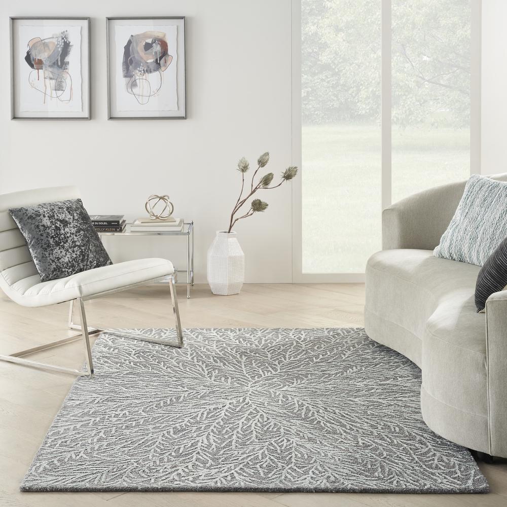 Modern Rectangle Area Rug, 4' x 6'. Picture 9