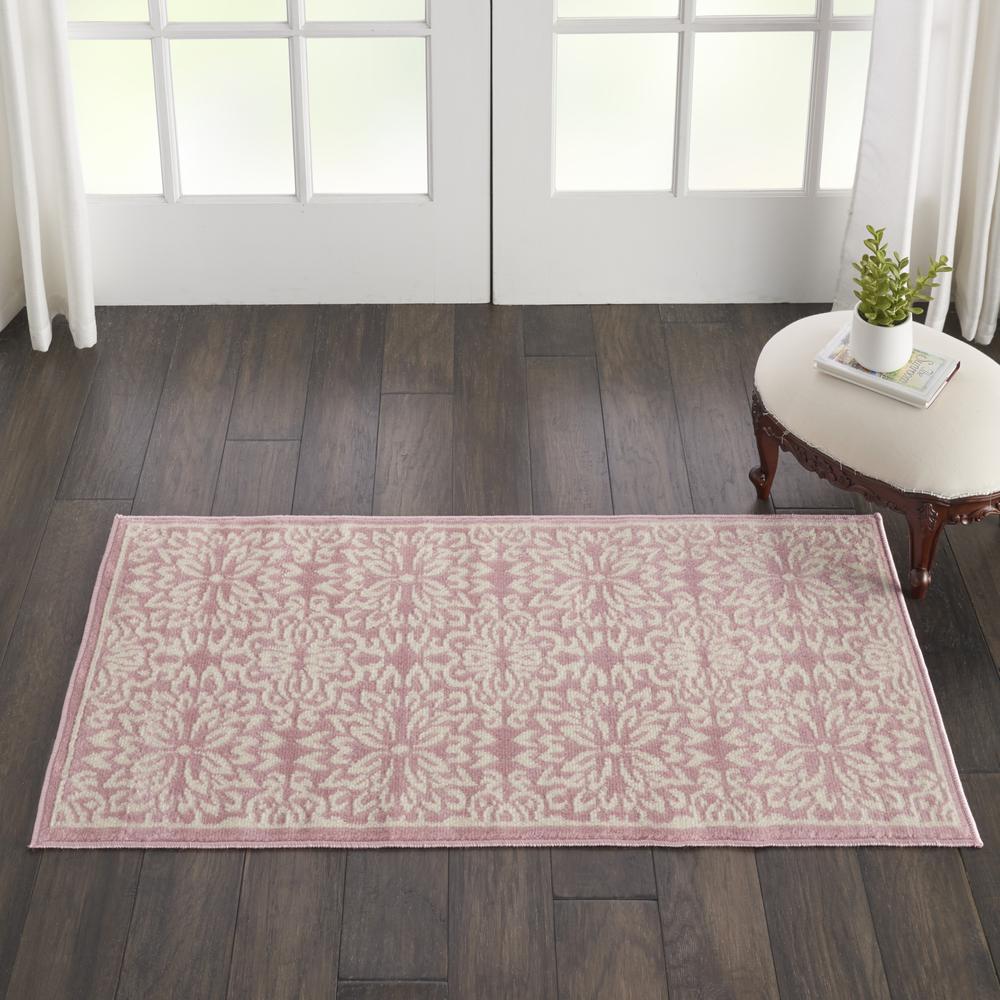 Jubilant Area Rug, Ivory/Pink, 2' x 4'. Picture 5