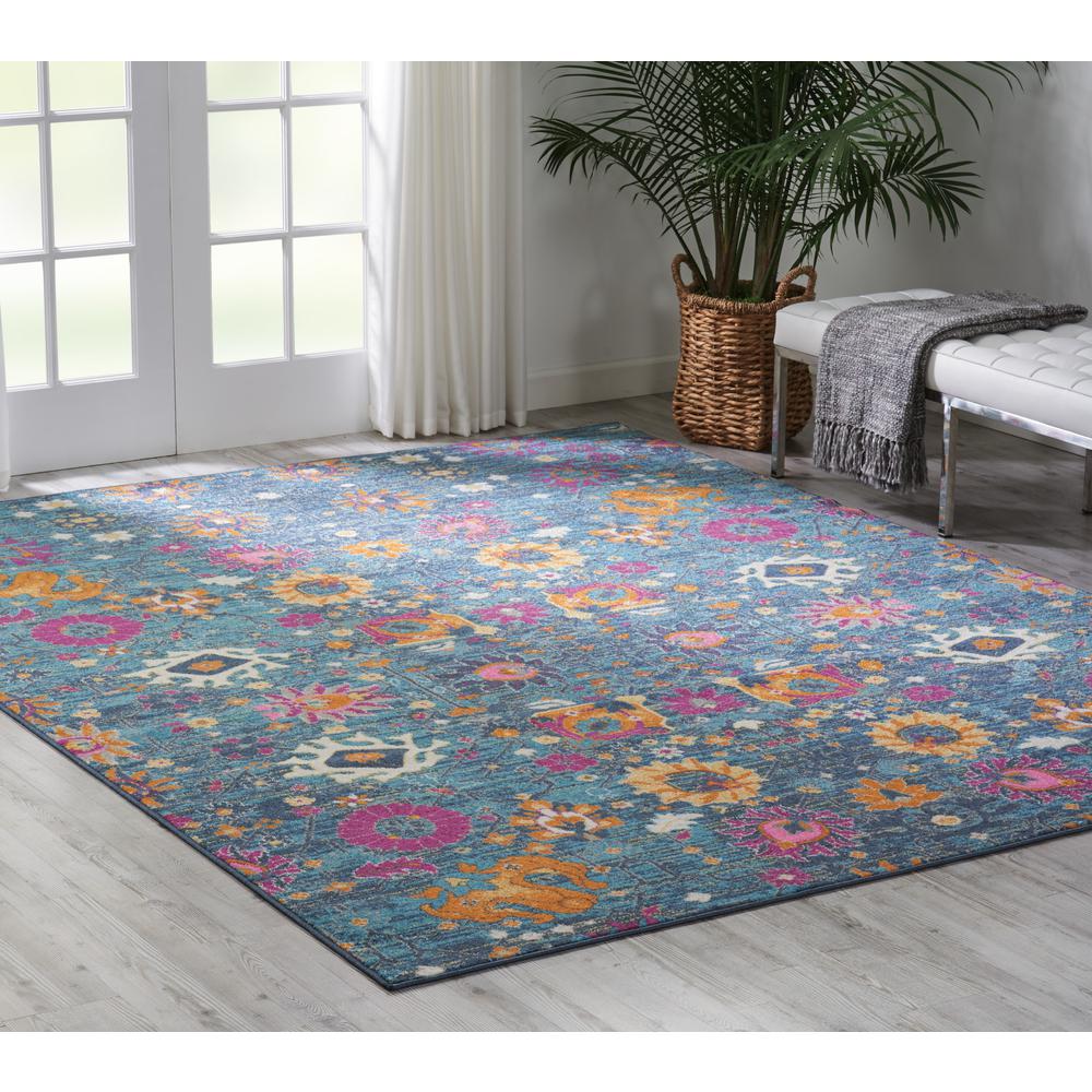Bohemian Rectangle Area Rug, 7' x 10'. Picture 8