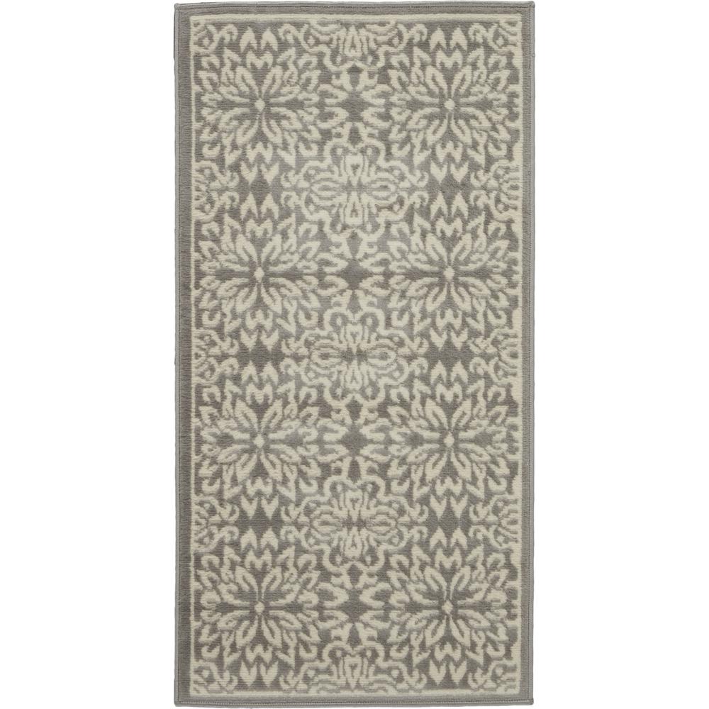 Jubilant Area Rug, Ivory/Grey, 2' x 4'. Picture 1