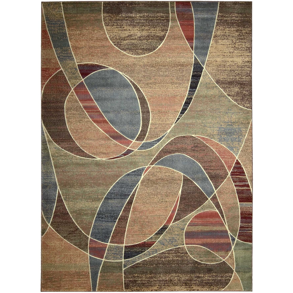 Expressions Area Rug, Multicolor, 7'9" x 10'10". Picture 1