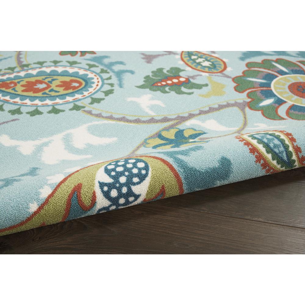 Sun N Shade Area Rug, Light Blue, 5'3" x 7'5". Picture 3