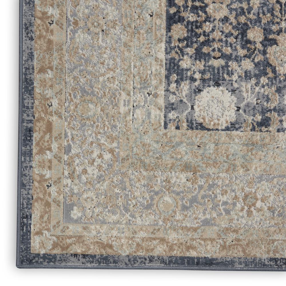 Kathy Ireland Malta Navy Area Rug by Nourison. Picture 5