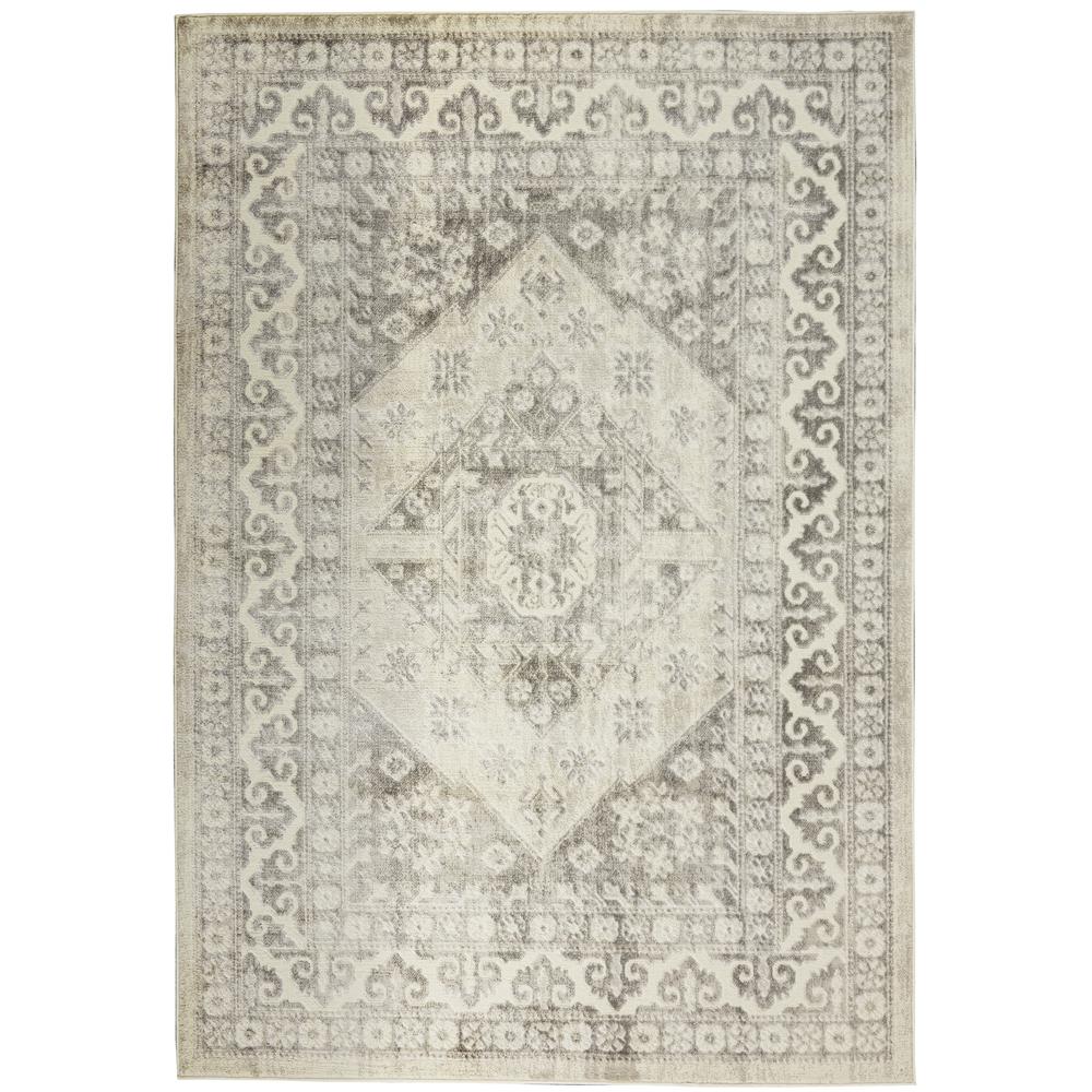 CYR05 Cyrus Ivory Area Rug- 5'3" x 7'3". Picture 1
