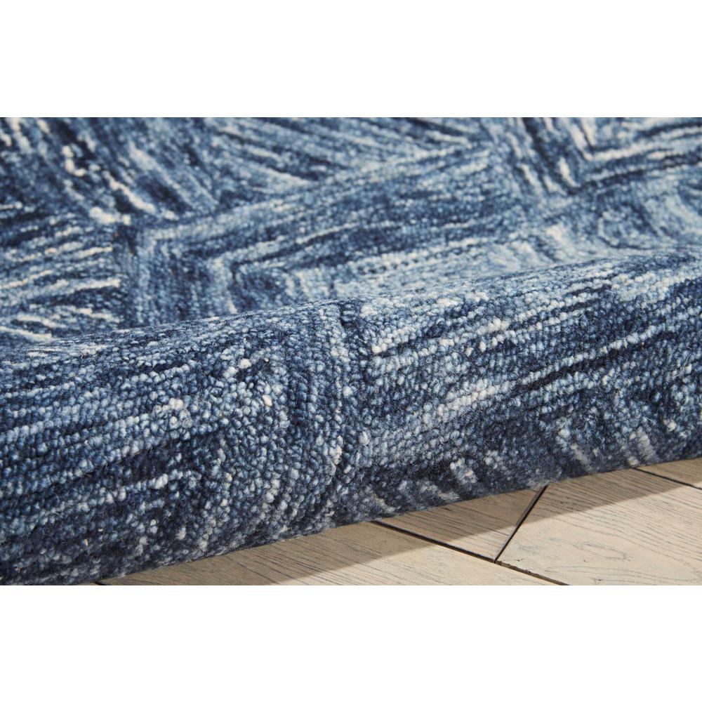 Linked Area Rug, Denim, 3'9" x 5'9". Picture 3
