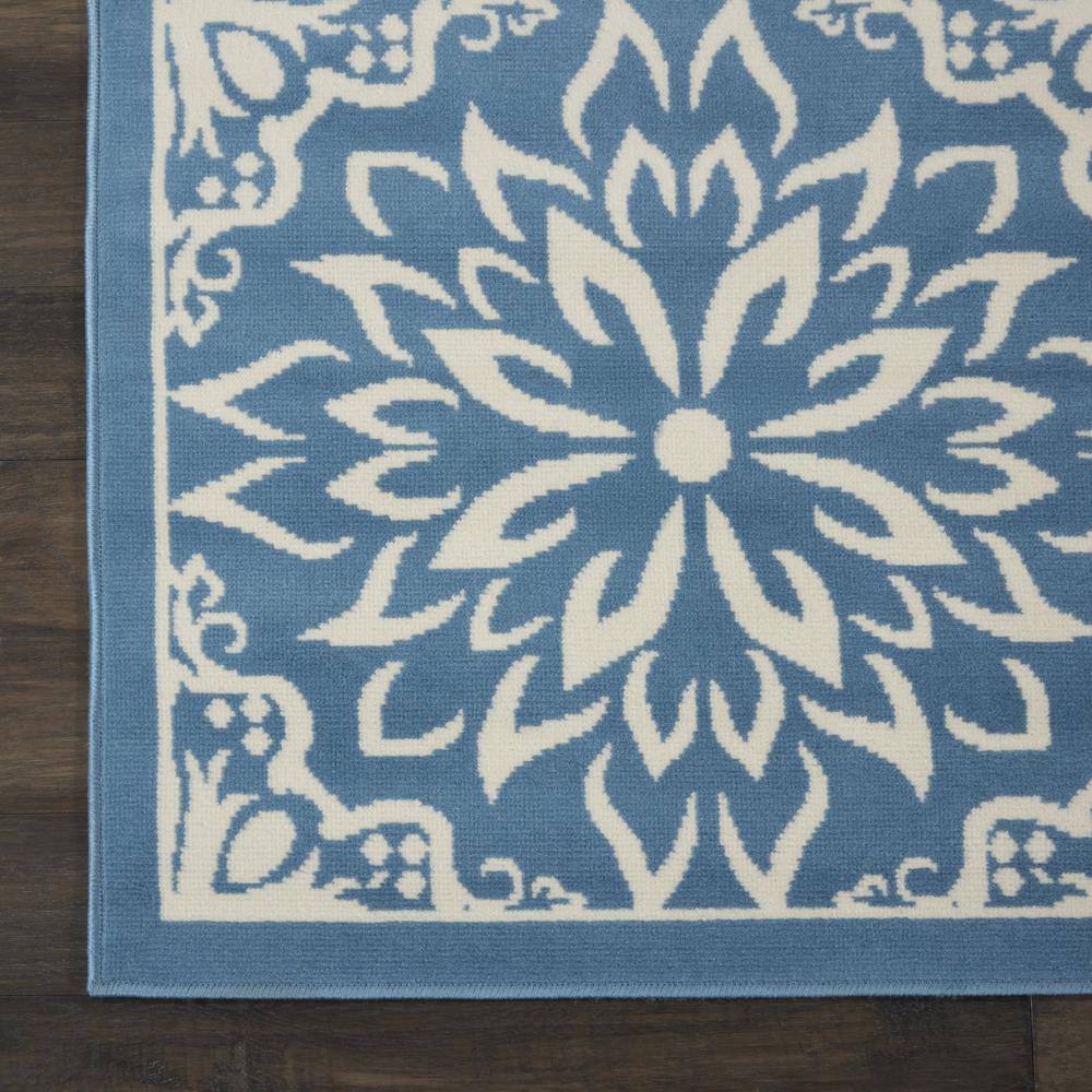 Jubilant Area Rug, Ivory/Blue, 7'10" x 9'10". Picture 2