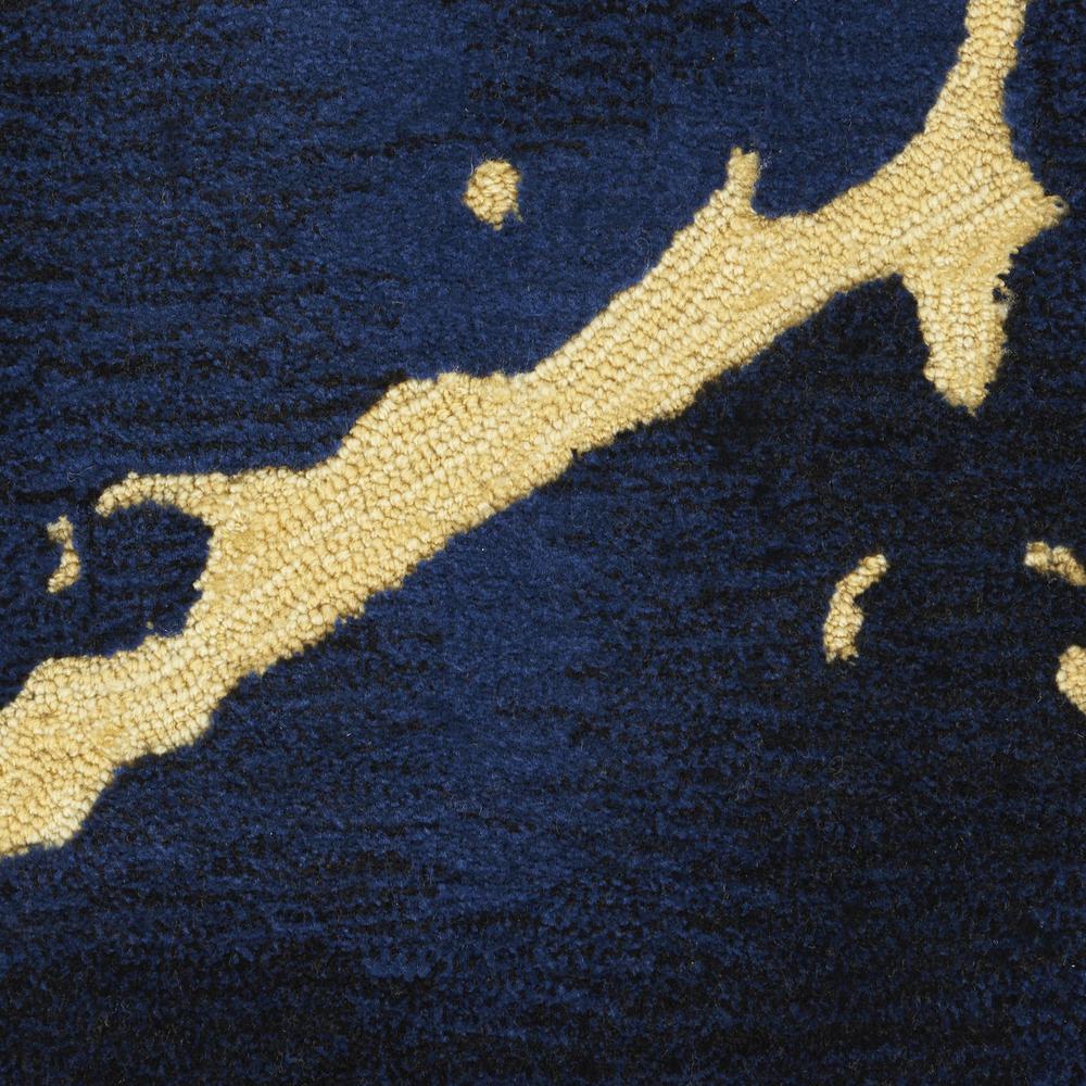 Symmetry Area Rug, Navy, 7'9" x 9'9". Picture 6