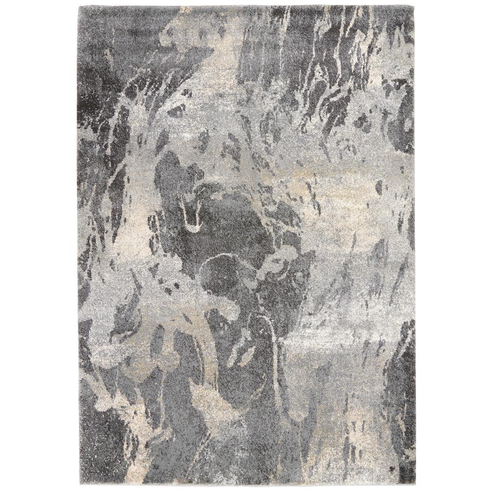 Fusion Area Rug, Beige/Grey, 5'3" x 7'3". Picture 1
