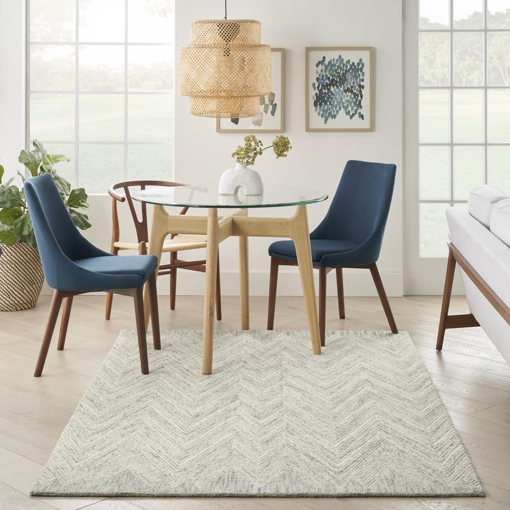 Modern Rectangle Area Rug, 5' x 8'. Picture 9