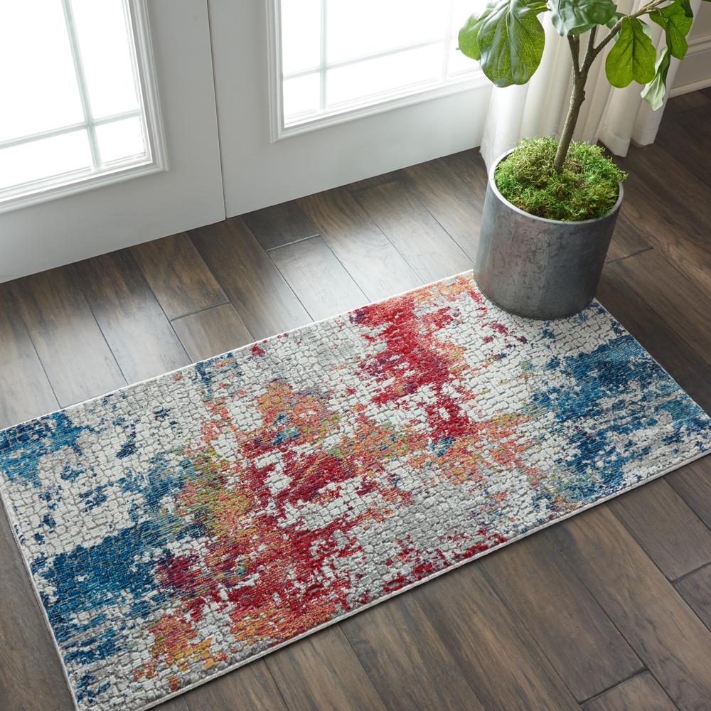 Modern Rectangle Area Rug, 2' x 4'. Picture 9