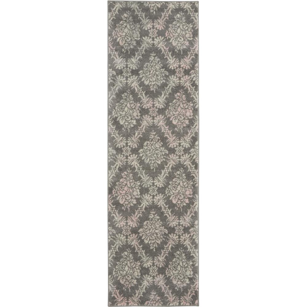Tranquil Area Rug, Grey/Pink, 2'3" X 7'3". Picture 1