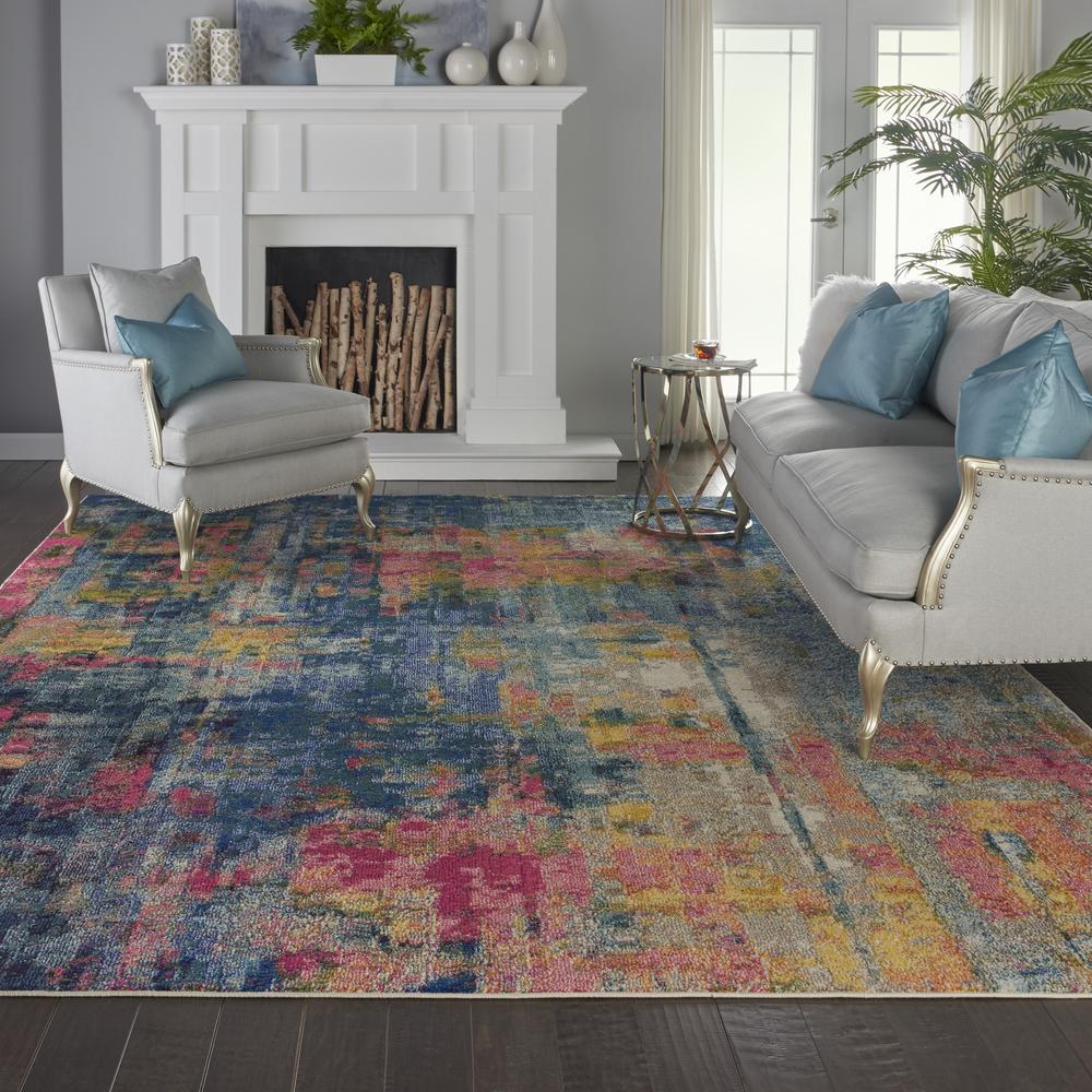 Modern & Contemporary Rectangle Area Rug, 10' x 14'. Picture 3