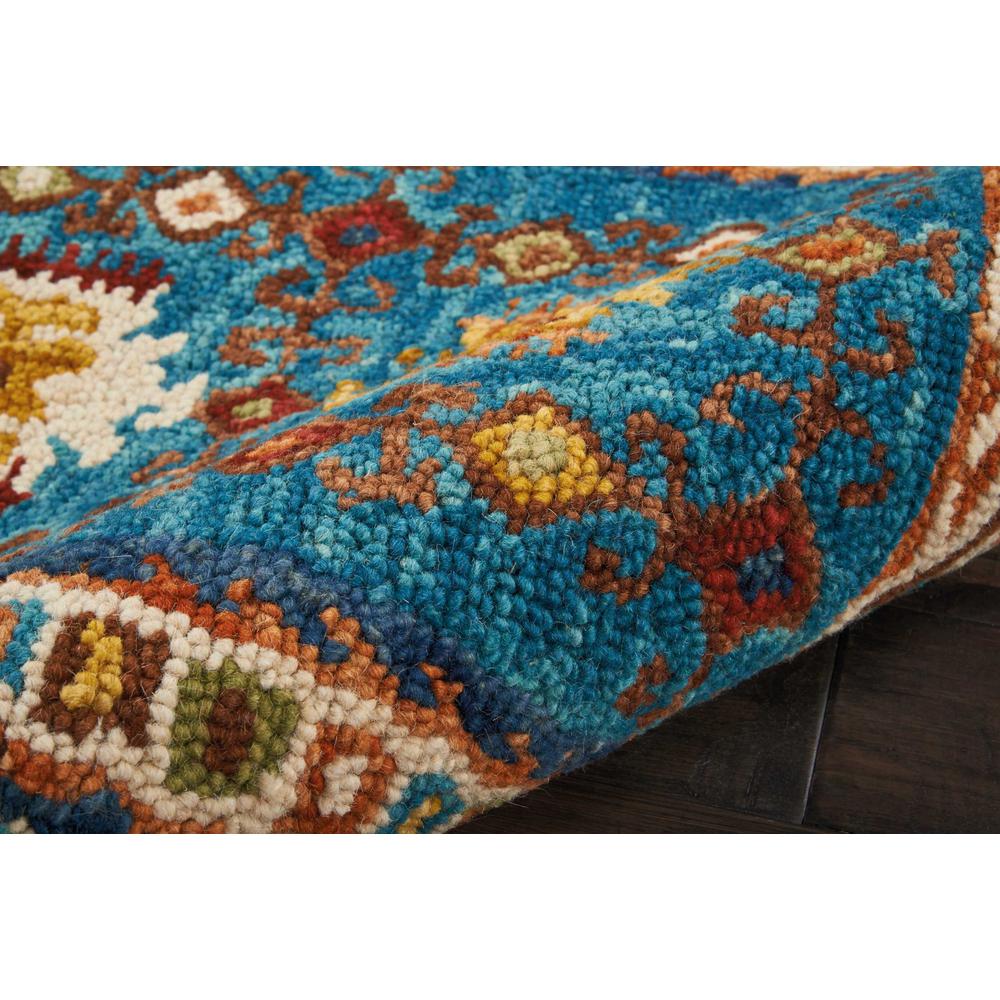 Vivid Area Rug, Teal, 2'3" x 7'6". Picture 3
