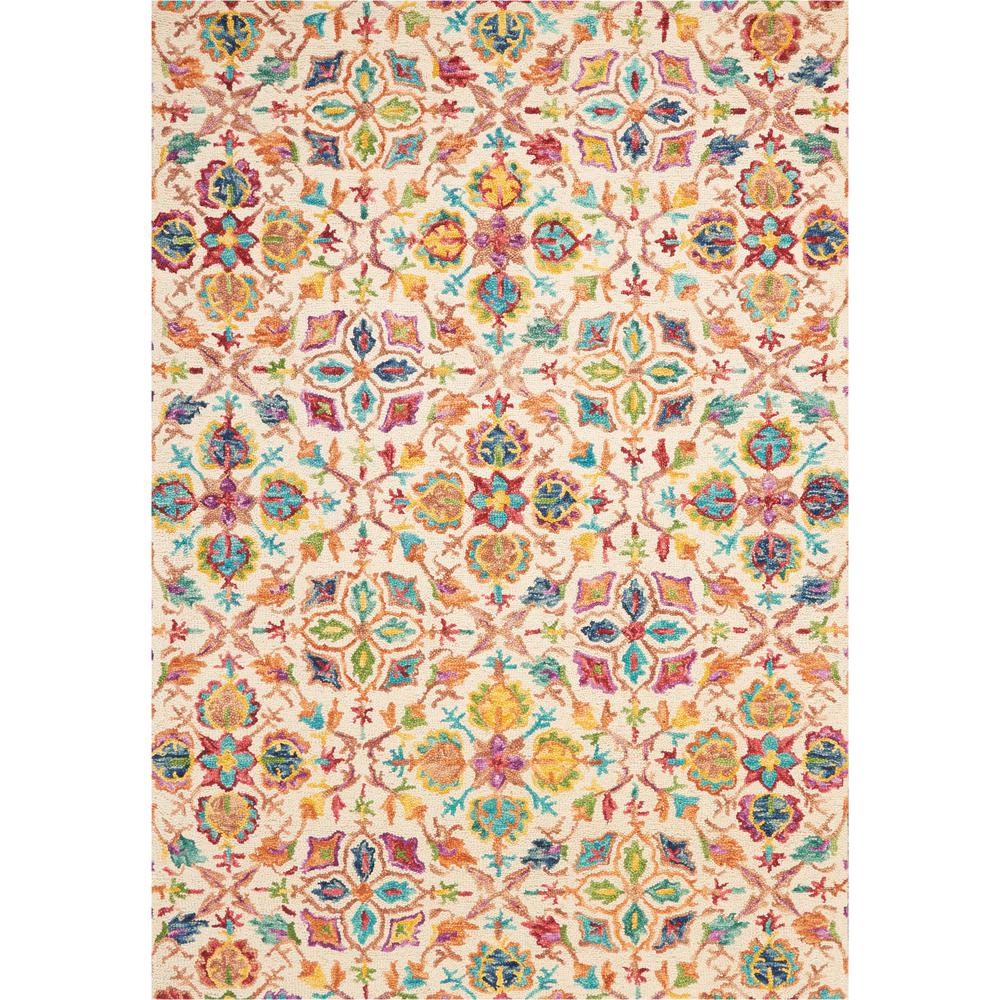 Bohemian Rectangle Area Rug, 6' x 10'. Picture 1