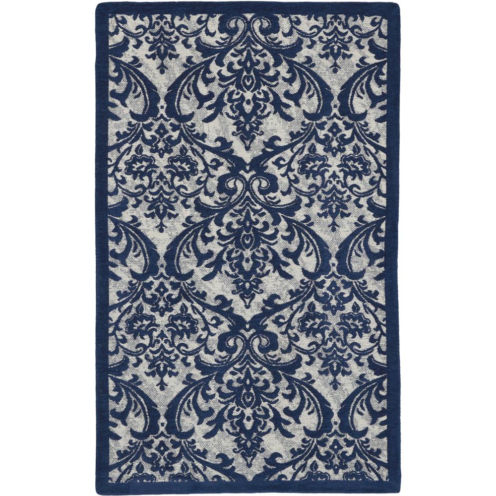 Nourison Home Damask Area Rug. The main picture.