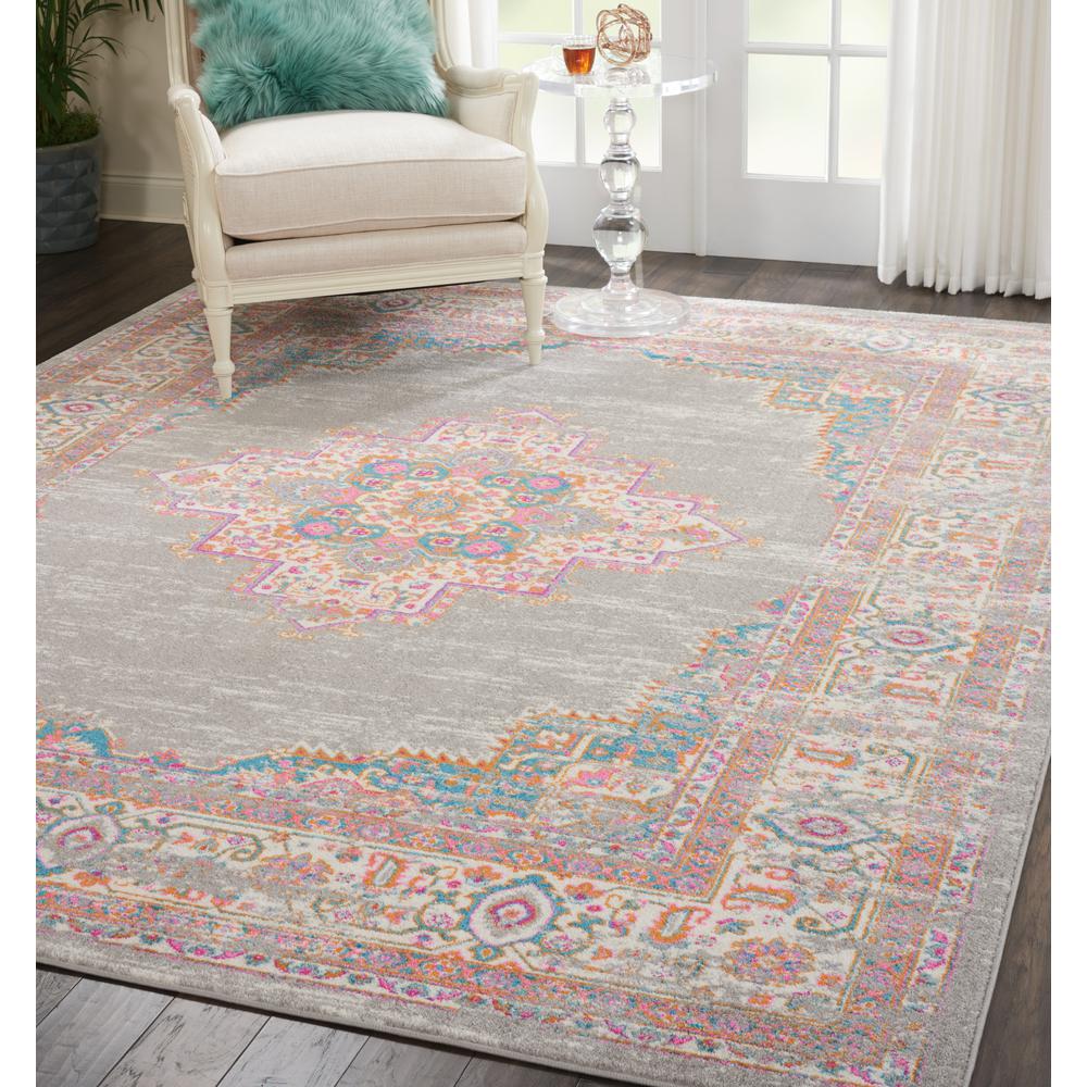 Passion Area Rug, Grey, 9' x 12'. Picture 4