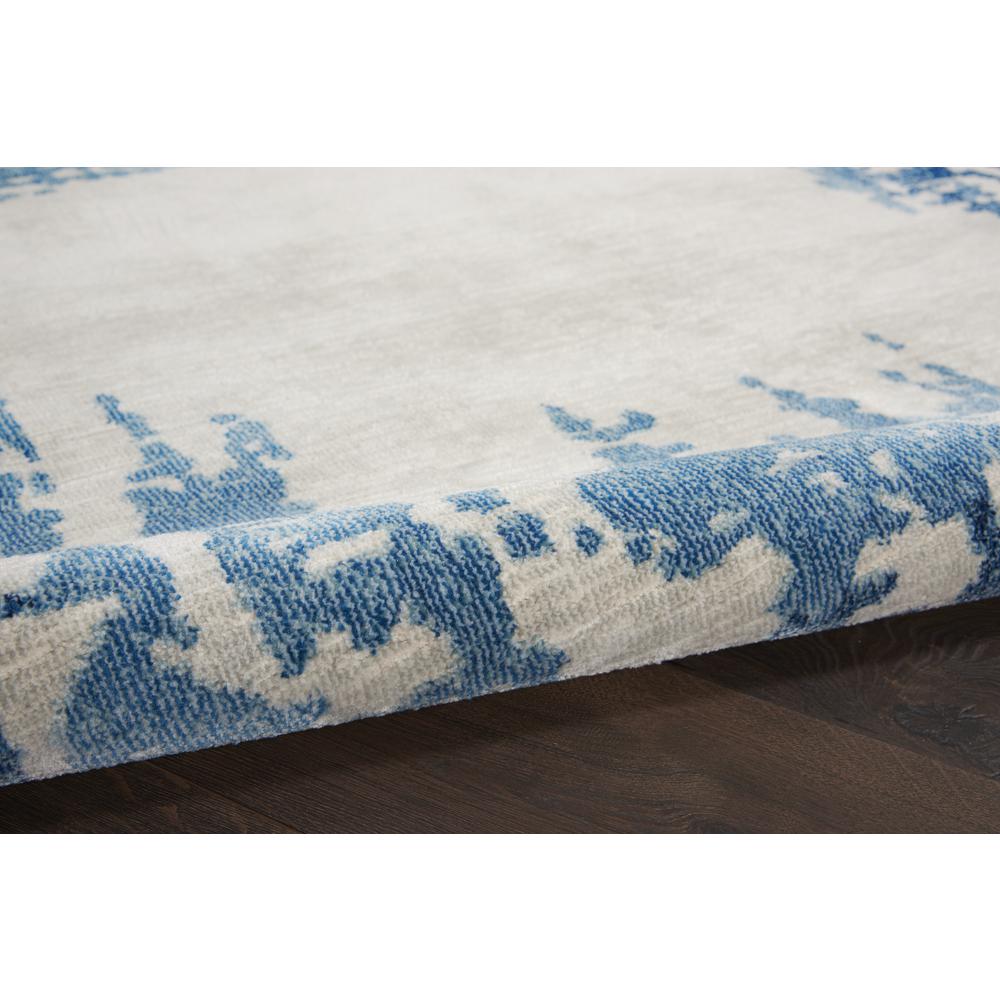 Imprints Area Rug, Ivory/Blue, 5'3" x 7'3". Picture 3