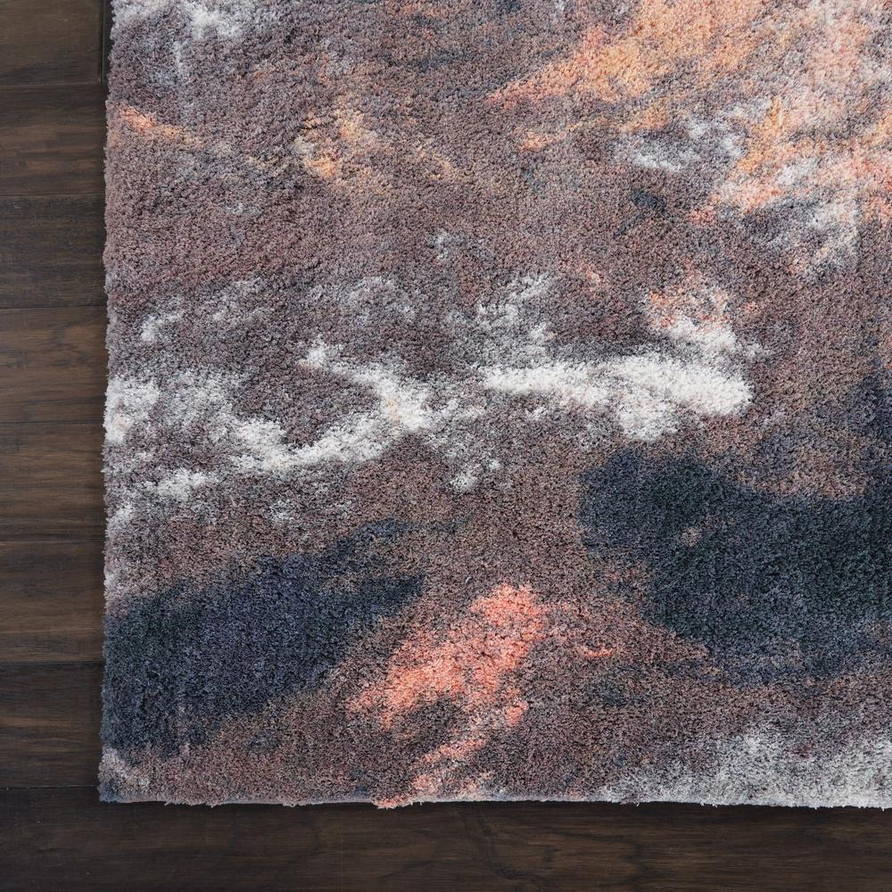 Abstract Shag Area Rug, Multicolor, 7'6" x 9'6". Picture 2