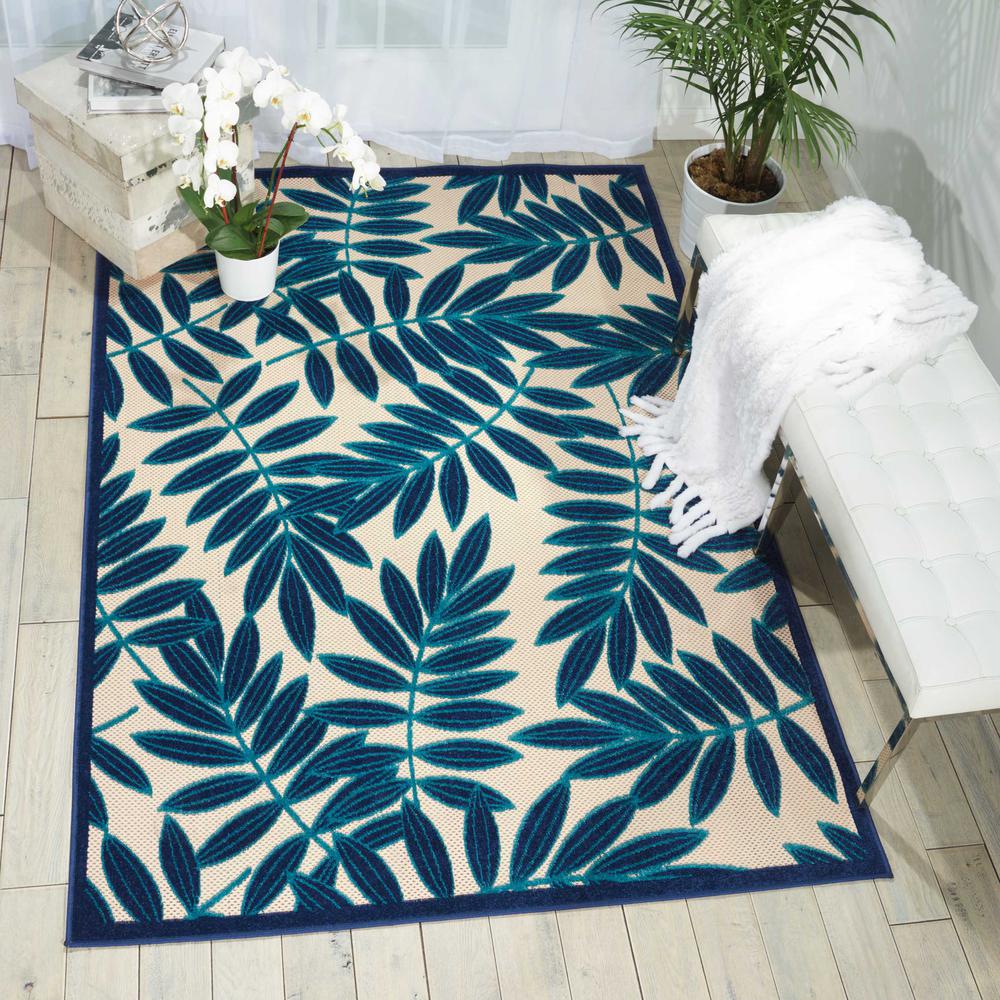 Tropical Rectangle Area Rug, 8' x 11'. Picture 3