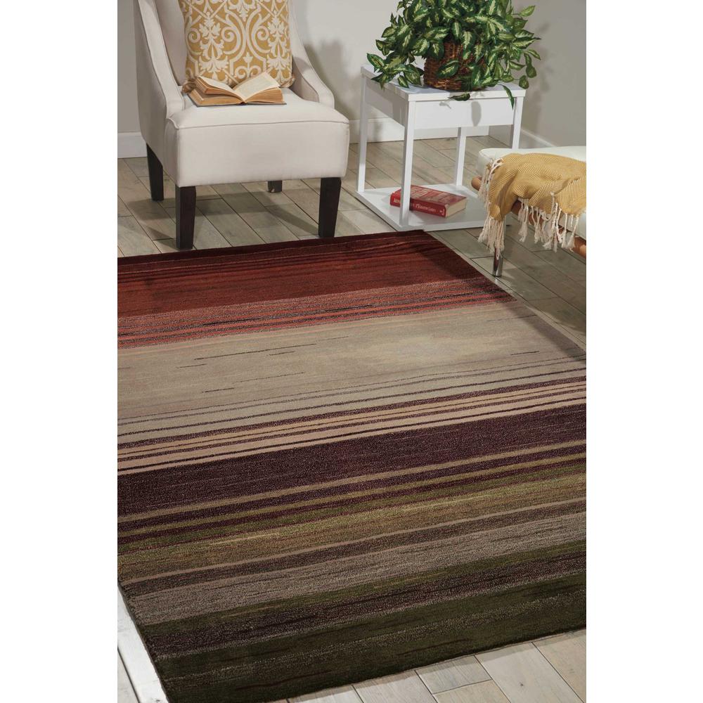 Contemporary Rectangle Area Rug, 7' x 9'. Picture 2