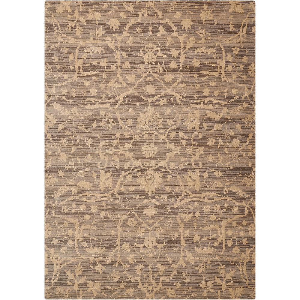 Silk Elements Area Rug, Taupe, 5'6" x 8'. Picture 1