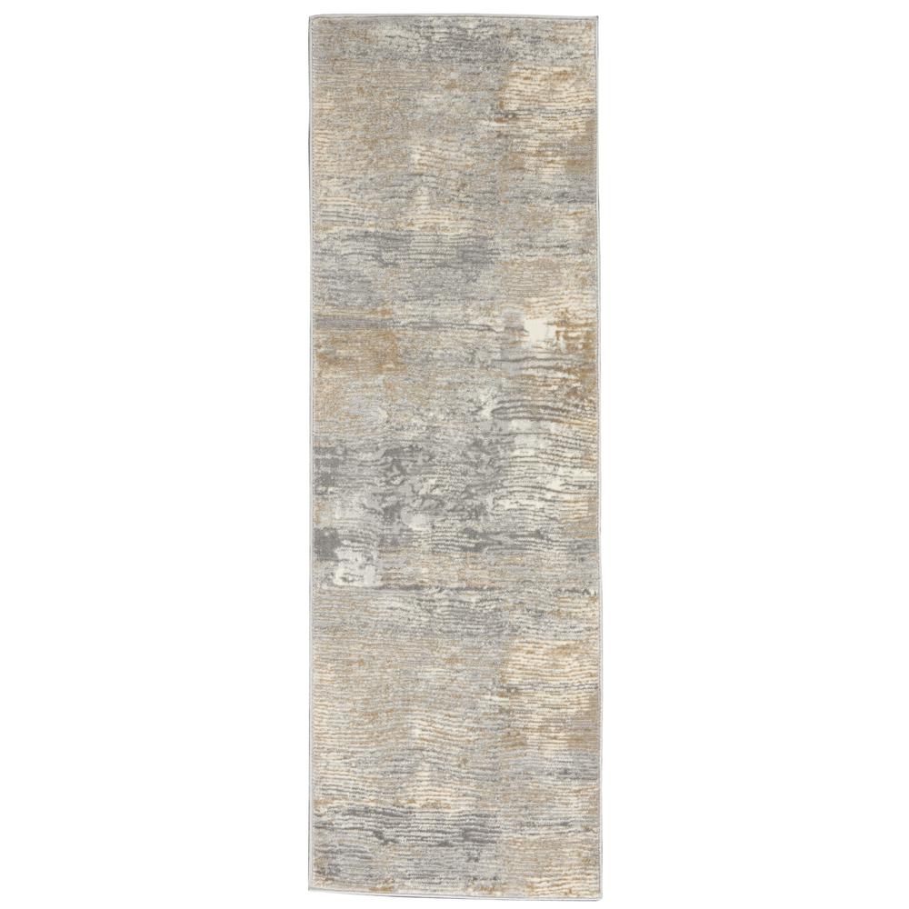 Solace Area Rug, Grey/Beige, 2'3" x 7'3". Picture 1