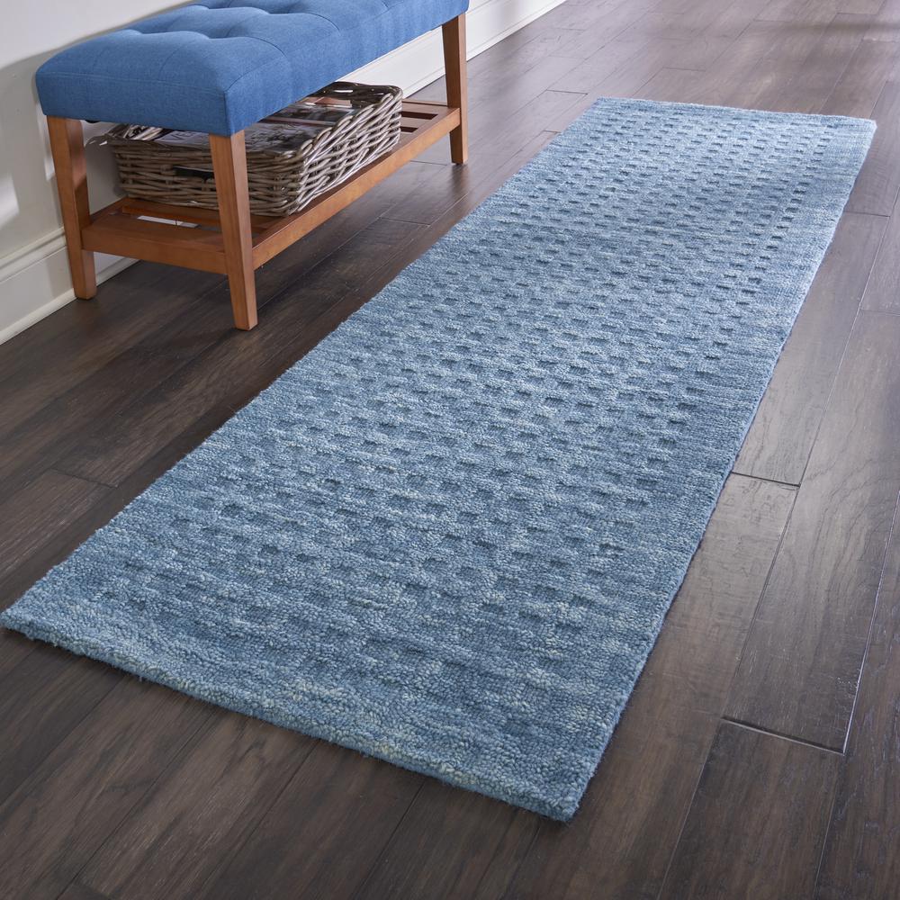 Contemporary Runner Area Rug, 8' Runner. Picture 3