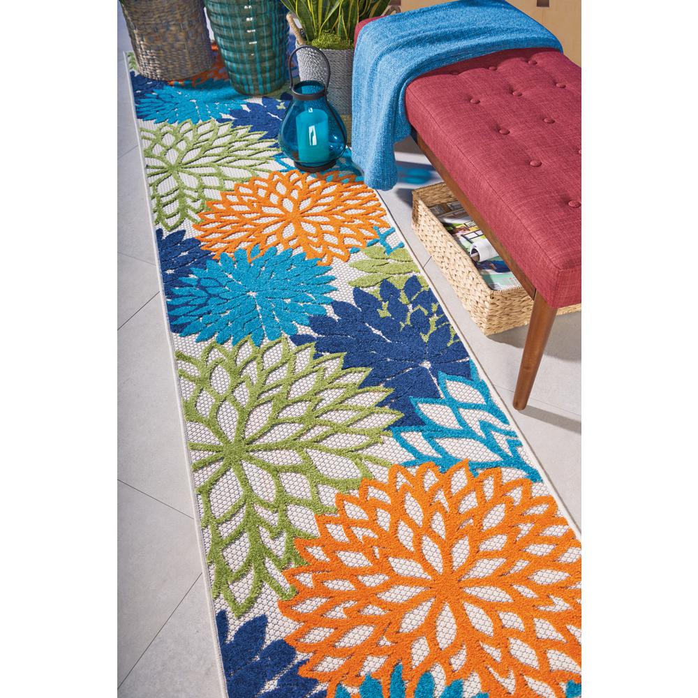 Tropical Runner Area Rug, 12' Runner. Picture 9