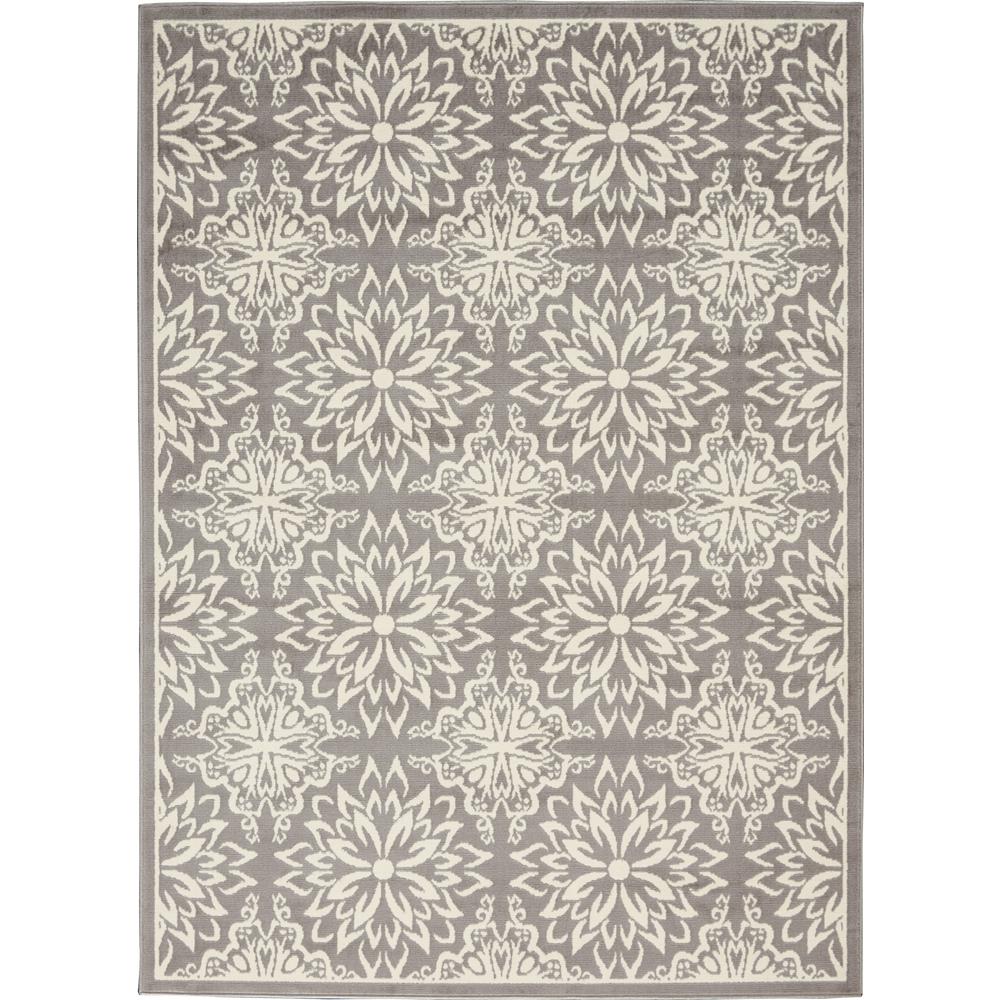 Jubilant Area Rug, Ivory/Grey, 5'3" x 7'3". Picture 1