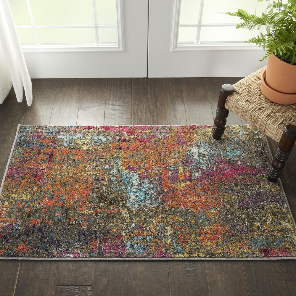 Celestial Area Rug, Sunset, 2'2"X3'9". Picture 2