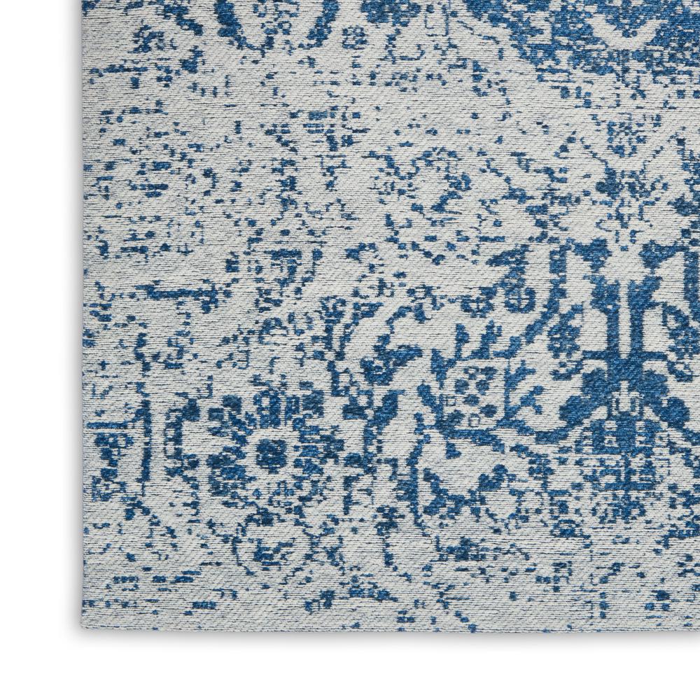DAS06 Damask Blue Area Rug- 2'3" x 3'9". Picture 5