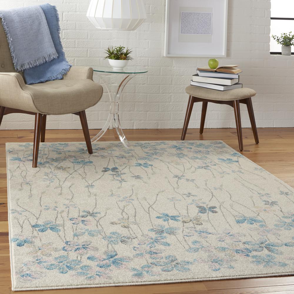 Tranquil Area Rug, Ivory, 6' X 9'. Picture 6