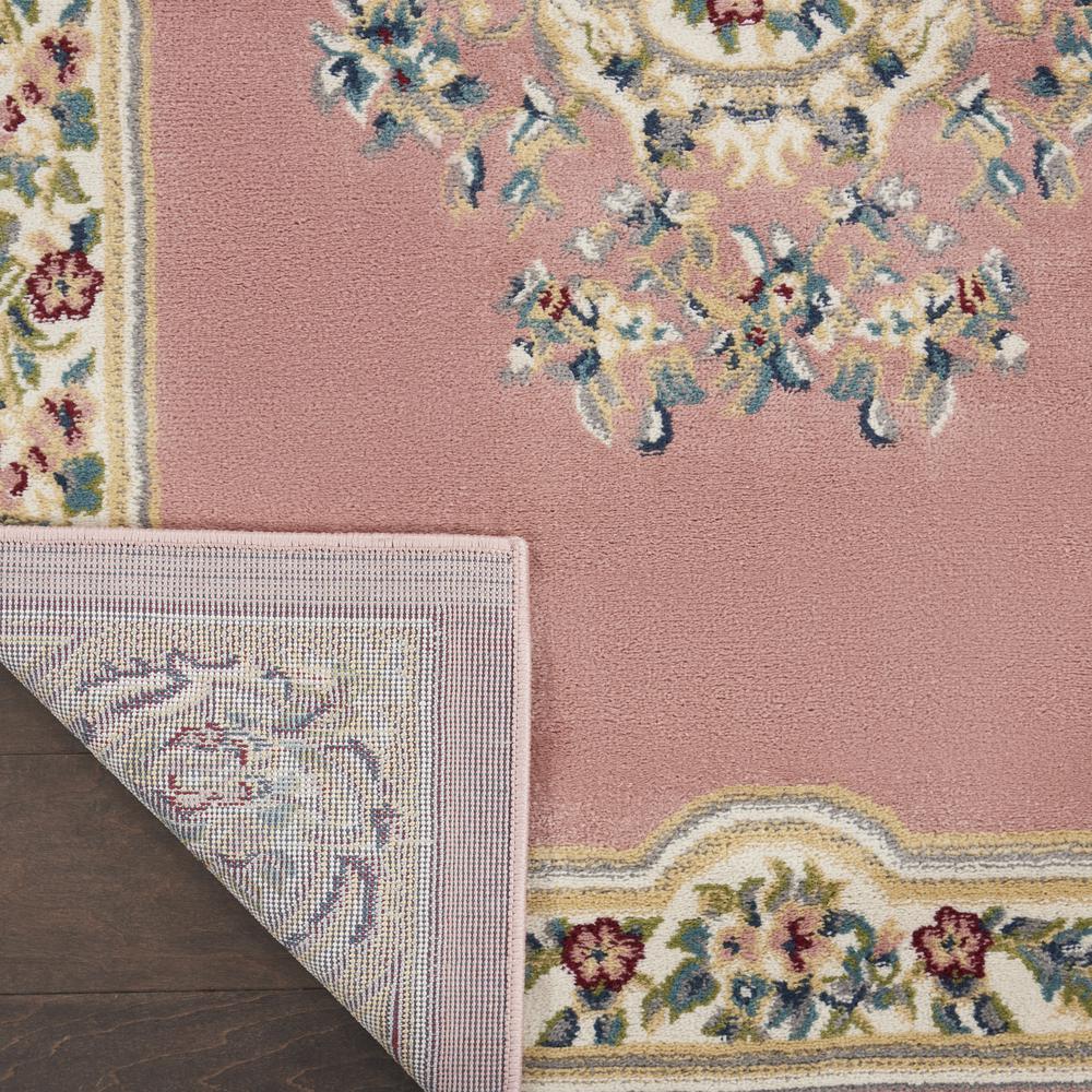 ABS1 Aubusson Pink Area Rug- 2'2" x 7'6". Picture 3