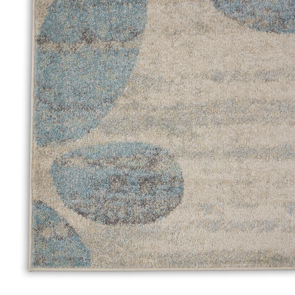 Tranquil Area Rug, Ivory/Light Blue, 8' x 10'. Picture 7