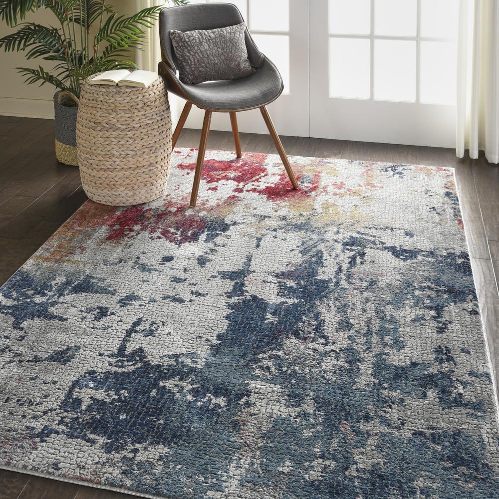 Modern Rectangle Area Rug, 5' x 8'. Picture 10