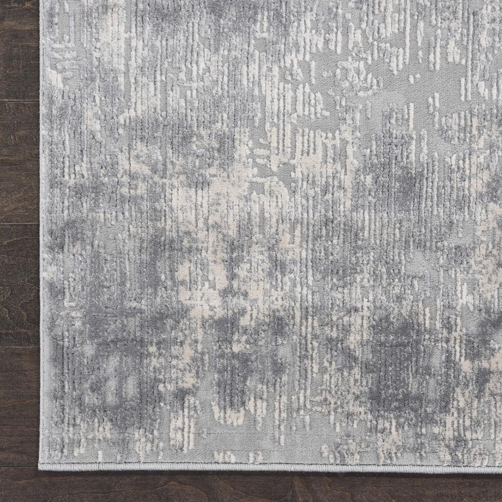 Rustic Textures Area Rug, Ivory/Silver, 2'2"X7'6". Picture 2
