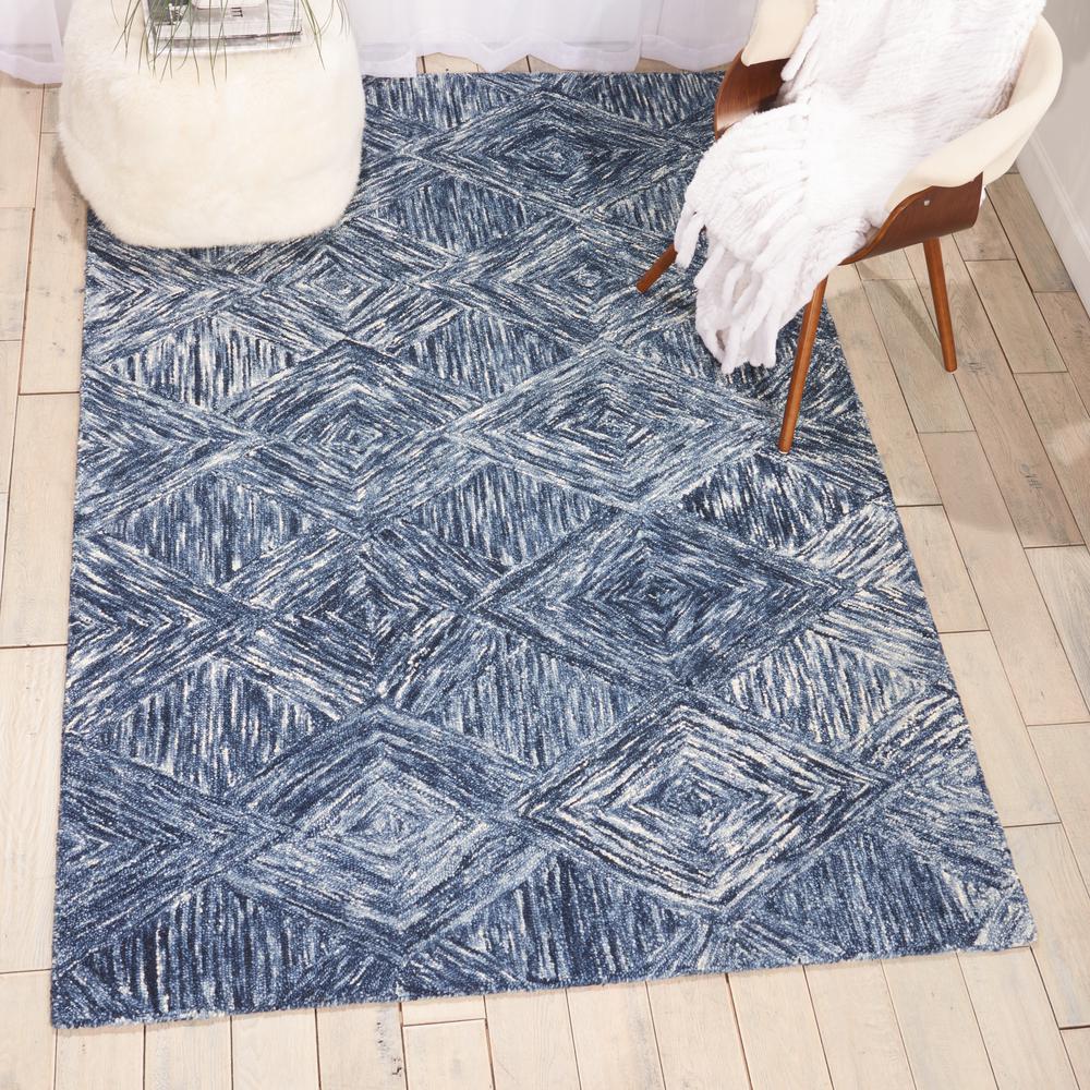 Modern Rectangle Area Rug, 5' x 8'. Picture 8