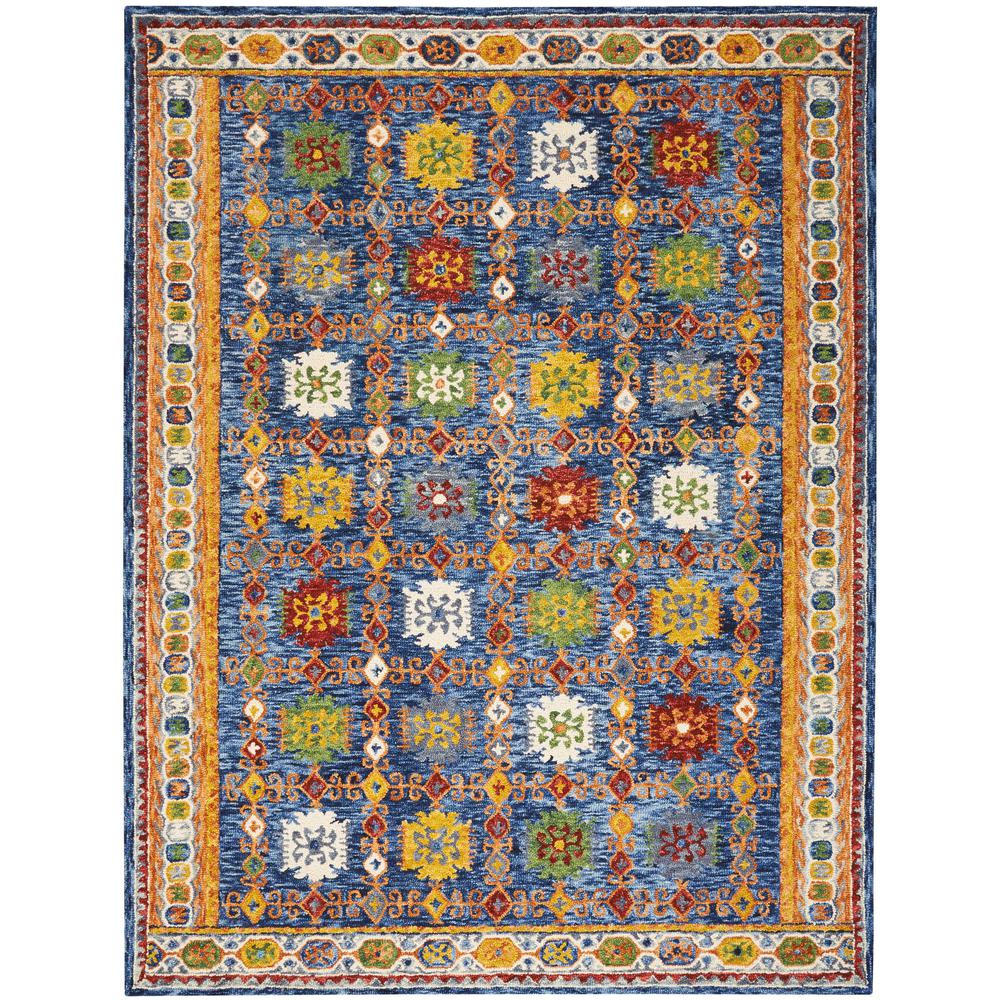 Vivid Area Rug, Navy, 8' x 10'6". Picture 1