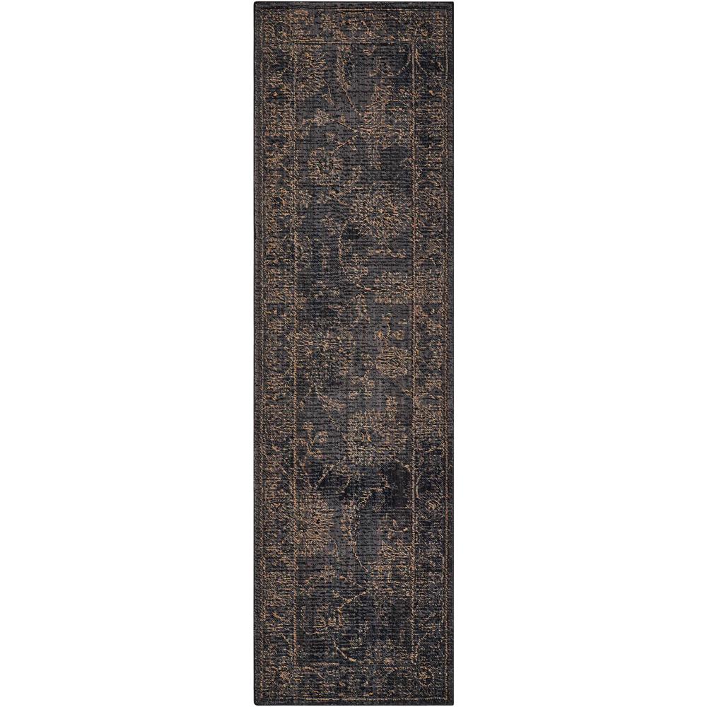 Nourison 2020 Area Rug, Charcoal, 2'3" x 11'. Picture 1