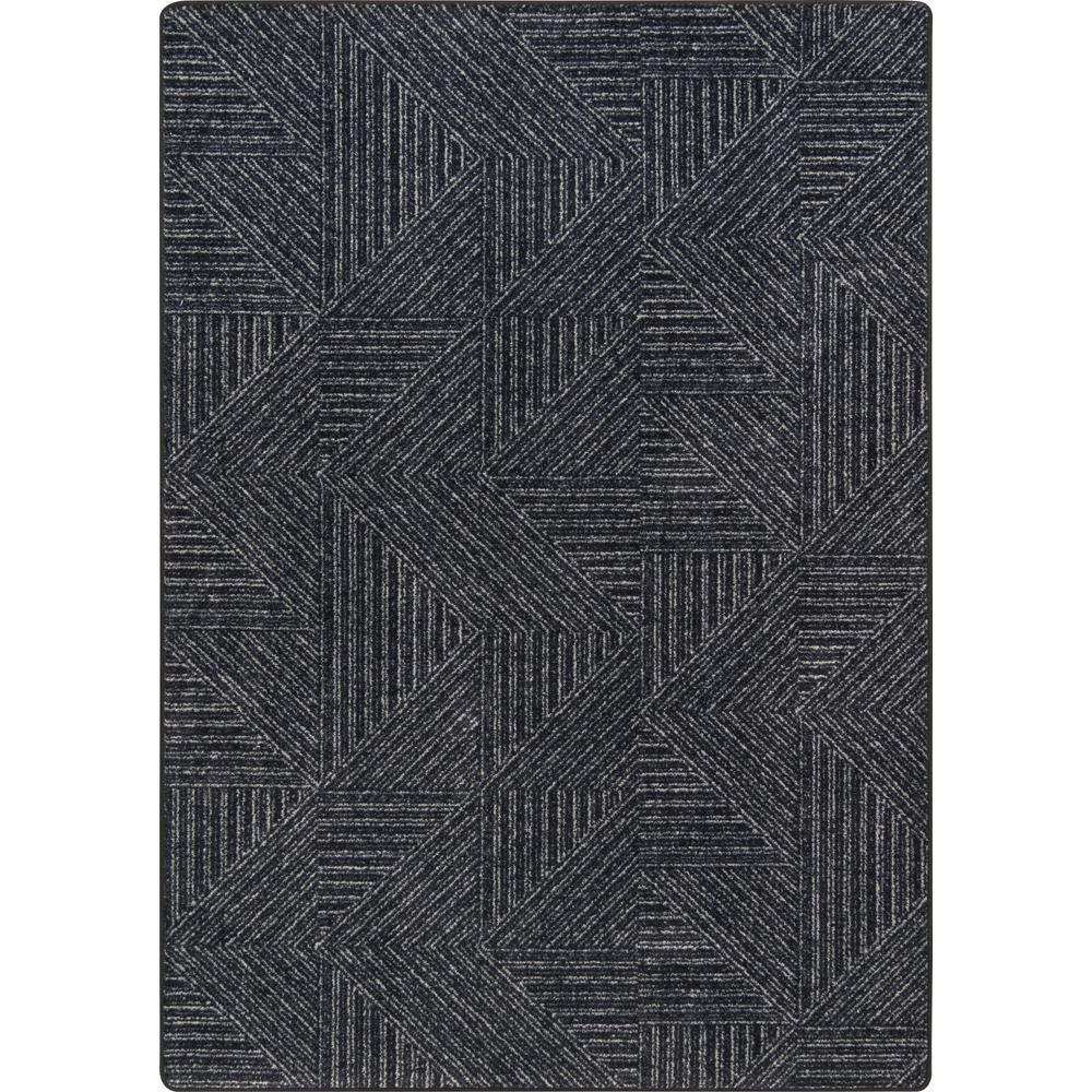 Above Board 5'4" x 7'8" area rug in color Onyx. Picture 1