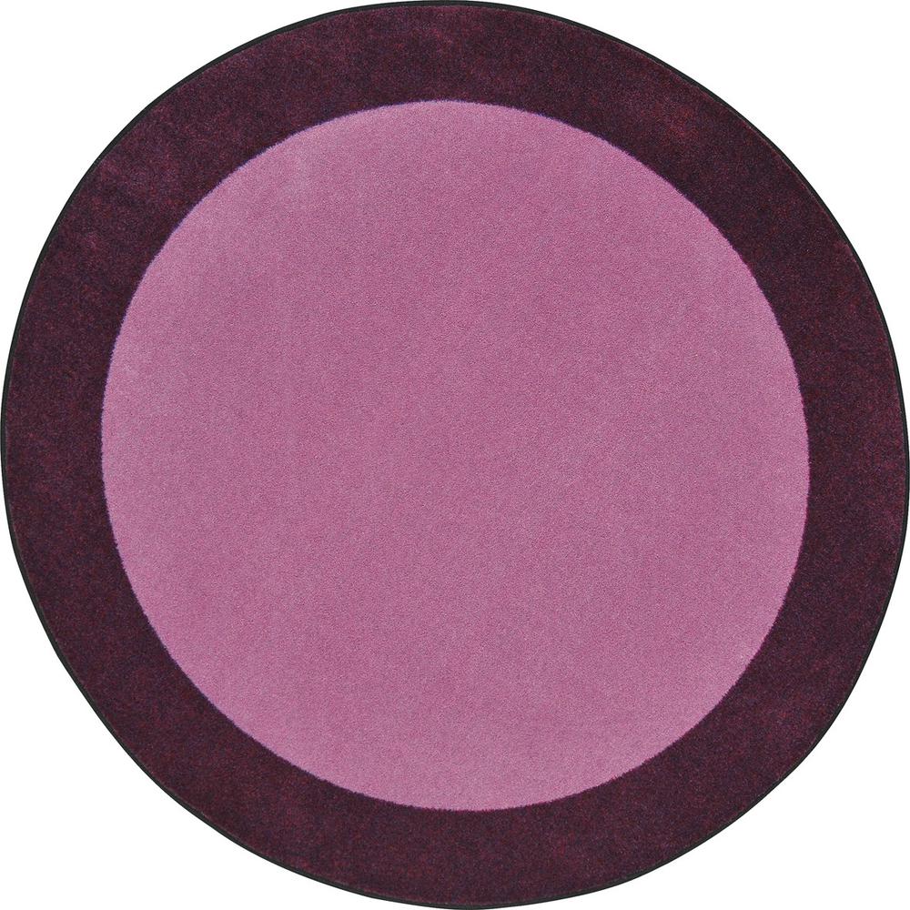 Joy Carpet All Around Purple 5'4" Round. Picture 1