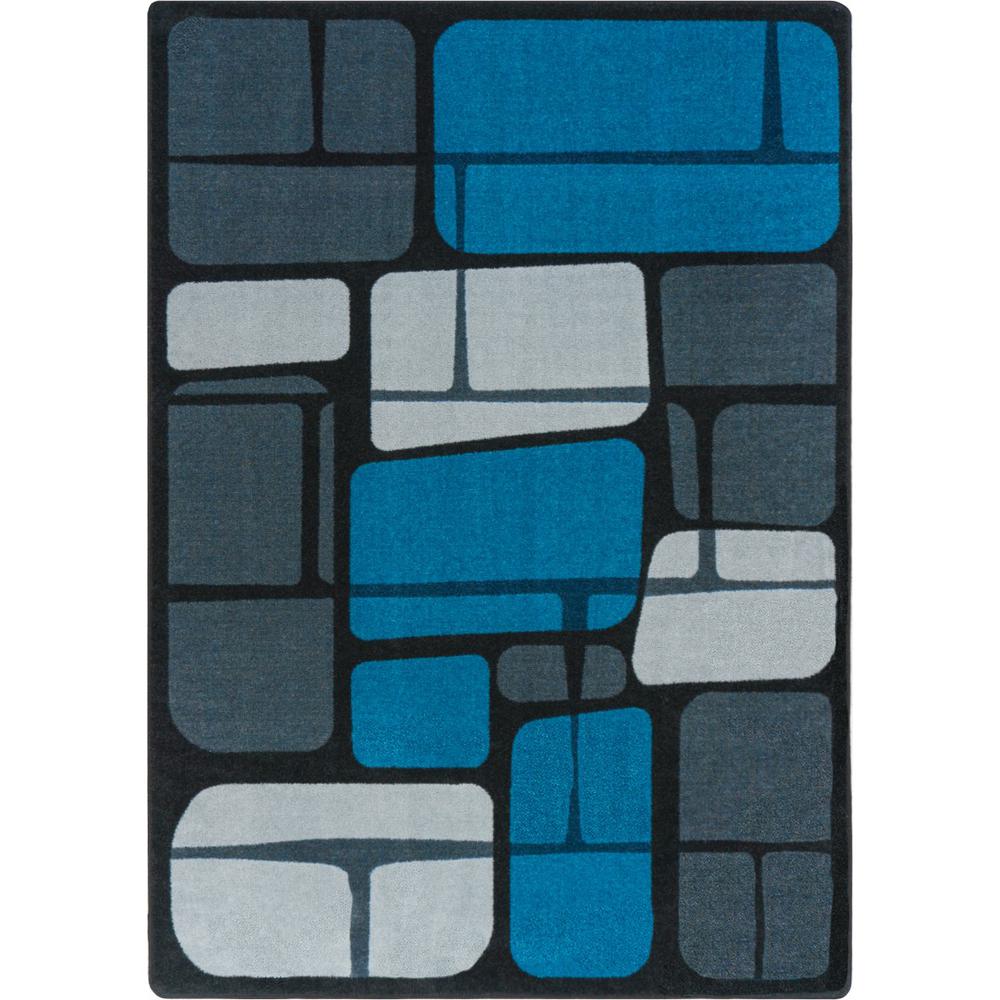 BioStones 7'8" x 10'9" area rug in color Marine. Picture 1