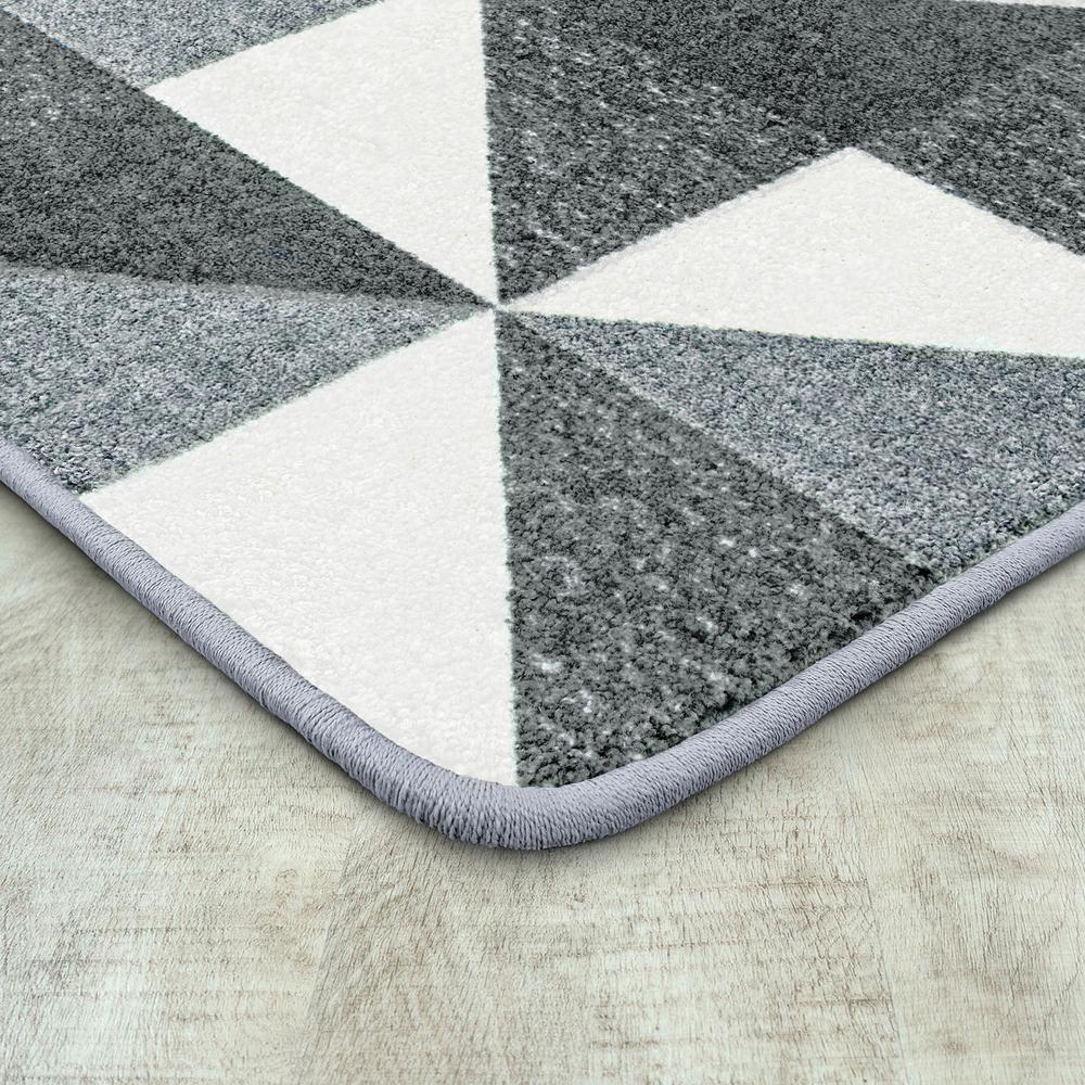 Cartwheel 5'4" x 7'8" area rug in color Cloudy. Picture 2