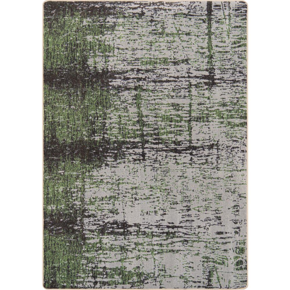 Coastal Canvas 5'4" x 7'8" area rug in color Spanish Moss. Picture 1
