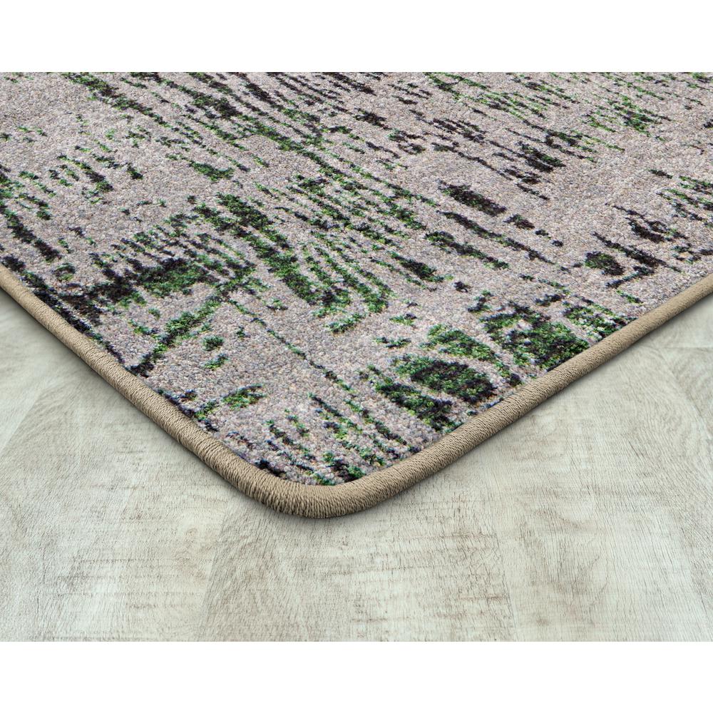 Coastal Canvas 5'4" x 7'8" area rug in color Spanish Moss. Picture 2
